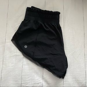 Lululemon Black Mesh Lace Shorts